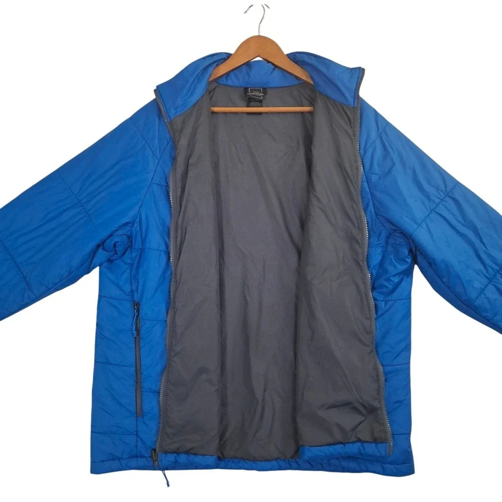 The North Face Junction Insulated Jacket Men's XXL Blue Quilted Puffer Full Zip